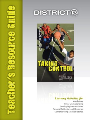 cover image of Taking Control Teacher's Resource Guide